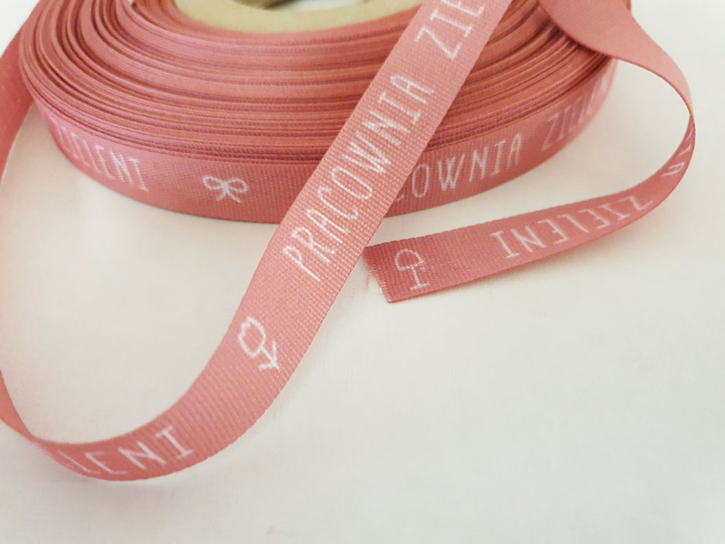 Branded rep ribbon with logo